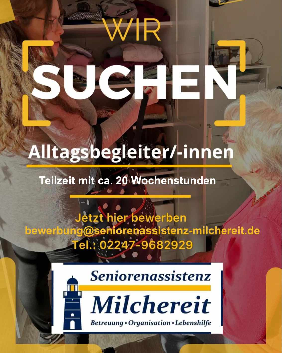 Stellenanzeige Alltagsbegleiter:innen Neunkirchen-Seelscheid