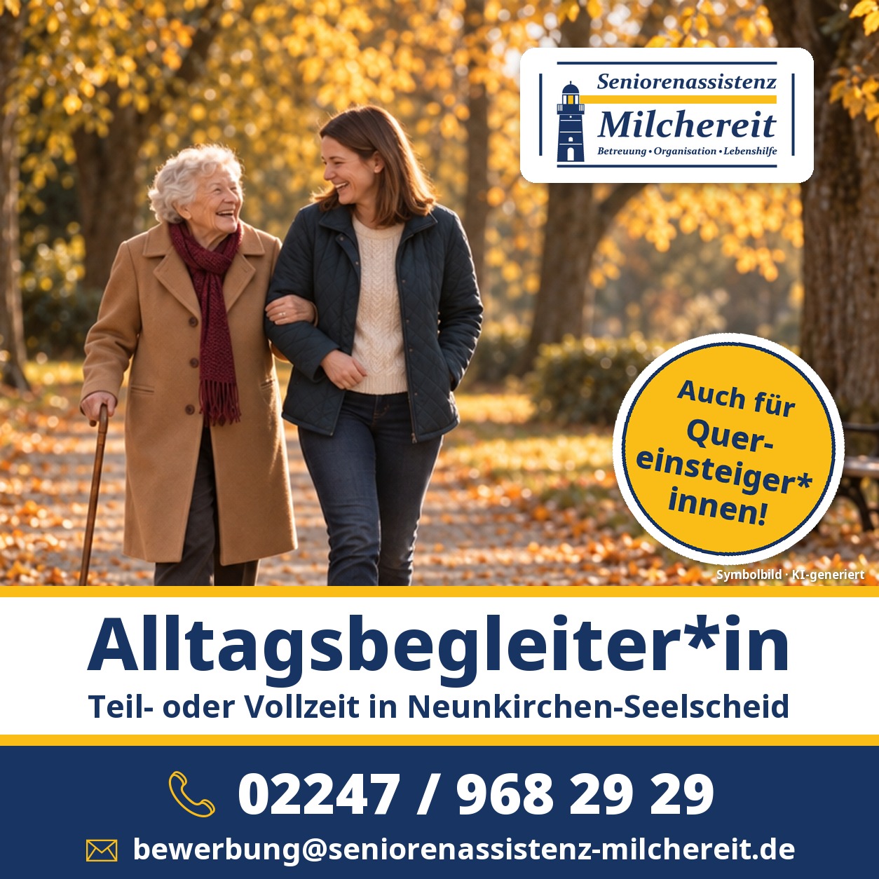 Stellenanzeige Alltagsbegleiter:innen Neunkirchen-Seelscheid