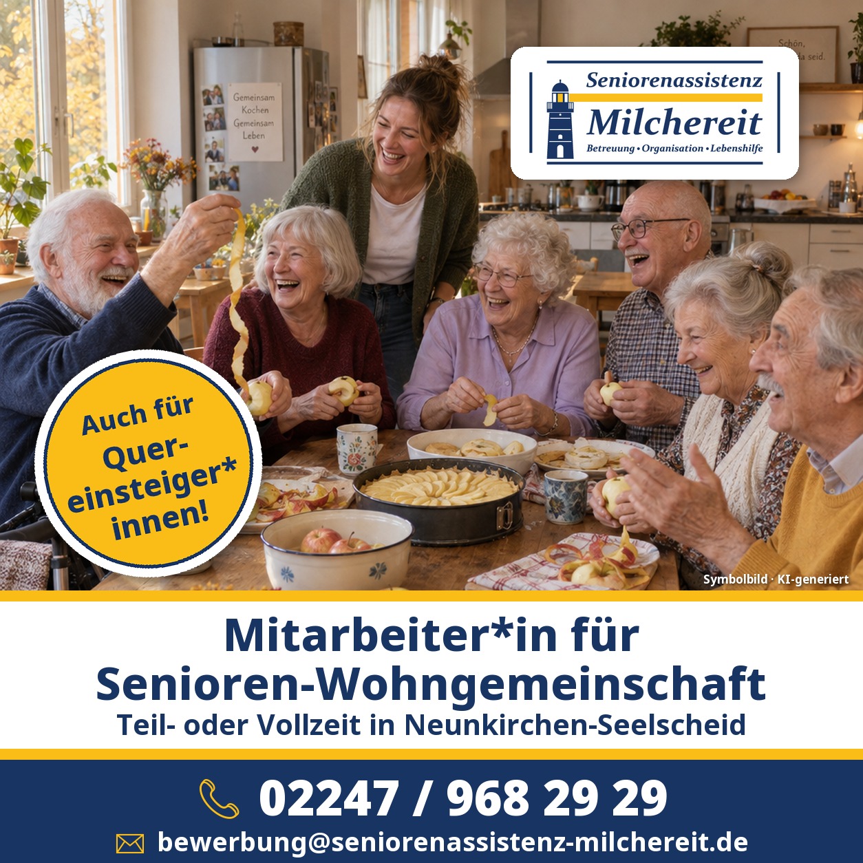 Stellenangebot Mitarbeiter*in für Senioren-WG